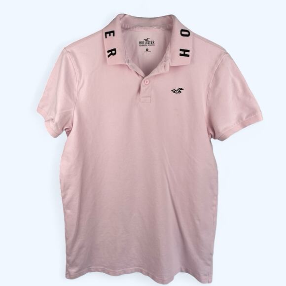 Hollister Other - Hollister Polo Shirt Advanced Stretch Short Sleeve M Pink